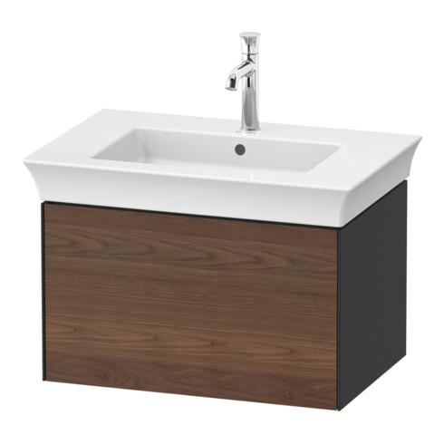 Duravit Meuble sous-lavabo sans ES White Tulip 41x68,4x45,8cm, 1 tiroir, US N mas/gris hgl