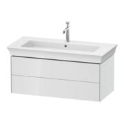 Duravit Meuble sous-lavabo sans ES White Tulip 41x98,4x45,8 cm, 2 tiroirs, blanc brillant-1