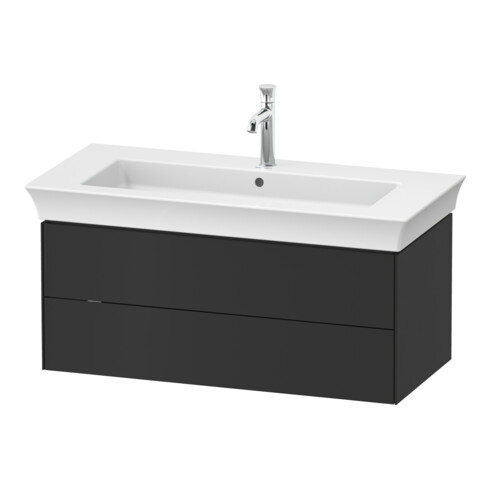 Duravit Meuble sous lavabo sans ES White Tulip 41x98,4x45,8 cm, 2 tiroirs, gris mat s-matt