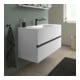 Duravit Meuble sous lavabo Sivida 121x59,2x47,7 cm, 2 tiroirs, blanc mat, taille S-5