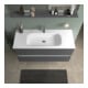 Duravit Meuble sous lavabo Sivida 121x59,2x47,7 cm, 2 tiroirs, gris mat, Gr. chr-2