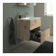 Duravit Meuble sous lavabo suspendu Sivida 81x59,2x47,7 cm, 2 tiroirs, E Marm, G chr-2