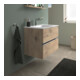 Duravit Meuble sous lavabo suspendu Sivida 81x59,2x47,7 cm, 2 tiroirs, E Marm, G chr-5