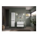 Duravit Meuble sous-lavabo suspendu Sivida 81x59,2x47,7cm, 2 tiroirs, blanc mat, Gr. sw