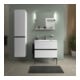 Duravit Meuble sous-lavabo suspendu Sivida 81x59,2x47,7cm, 2 tiroirs, blanc mat, Gr. sw-4