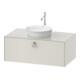 Duravit Meuble sous lavabo White Tulip 100x55 cm, 1 tiroir, 1 porte-1