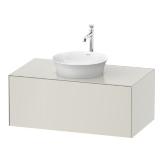 Duravit Meuble sous-lavabo White Tulip 100x55 cm, 1 tiroir, 1 porte, suspendu