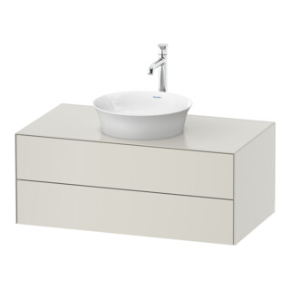 Duravit Meuble sous-lavabo White Tulip 100x55 cm, 2 tiroirs, 1 porte, suspendu