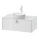 Duravit Meuble sous-lavabo White Tulip 100x55 cm, blanc, 1 tiroir, 1 tablette-1