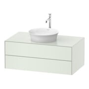 Duravit Meuble sous-lavabo White Tulip 100x55 cm, blanc, 2 tiroirs, 1 porte, suspendu-1