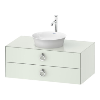 Duravit Meuble sous-lavabo White Tulip 100x55 cm, blanc mat, 2 tiroirs, 1 tablette