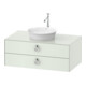 Duravit Meuble sous-lavabo White Tulip 100x55 cm, blanc mat, 2 tiroirs, 1 tablette-1