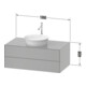 Duravit Meuble sous-lavabo White Tulip 100x55 cm, E N m/gra g, 2 tiroirs, 1 plan, suspendu