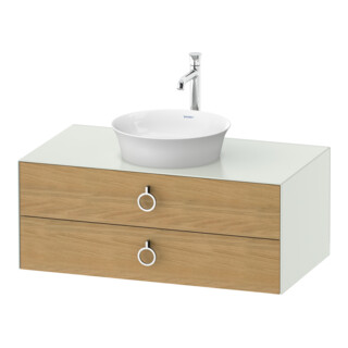 Duravit Meuble sous lavabo White Tulip 100x55 cm, E N m/w m, 2 tiroirs, 1 porte