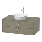 Duravit Meuble sous lavabo White Tulip 100x55 cm, st-g g, 2 La m G, 1 Pl-1