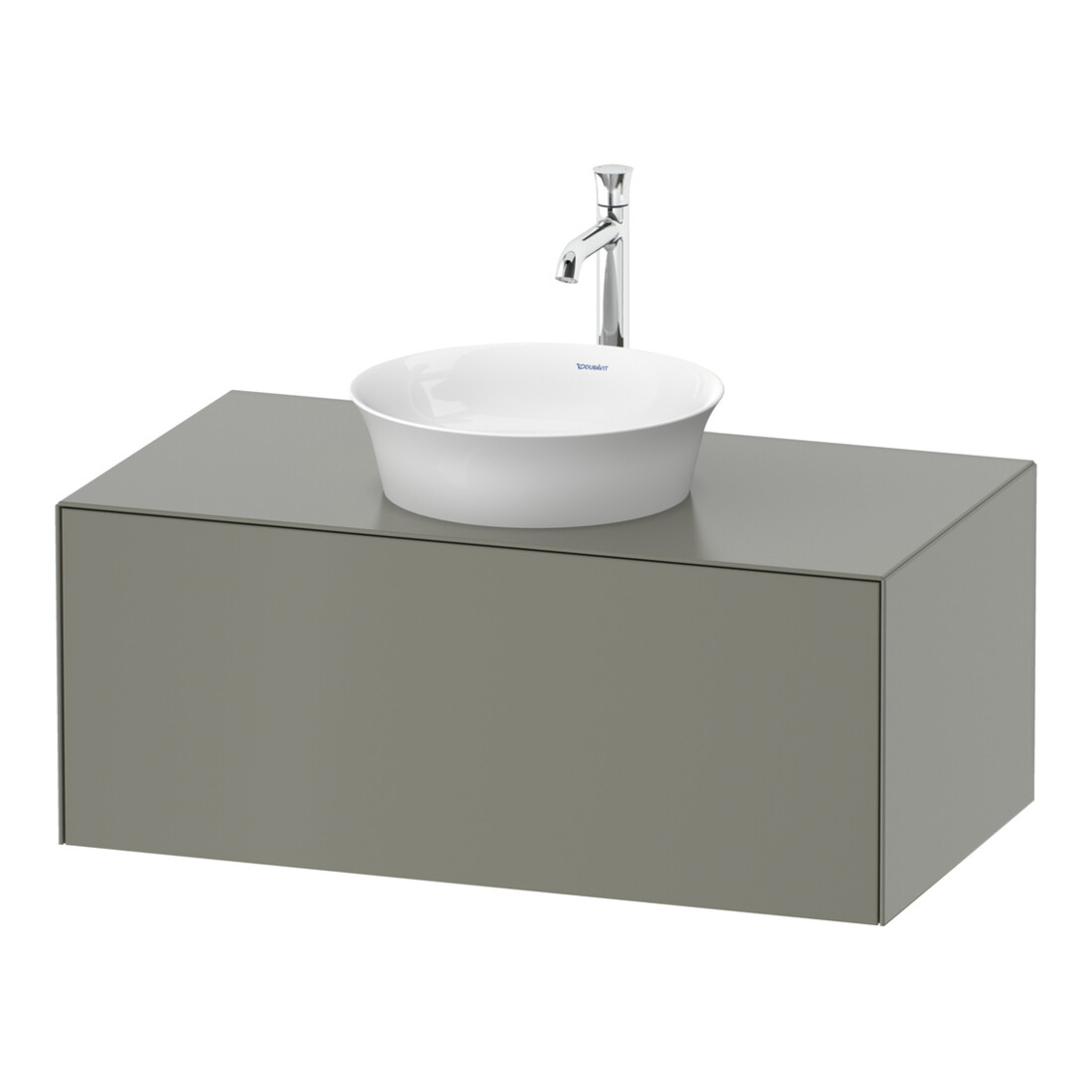Duravit Meuble sous lavabo White Tulip 100x55 cm, st-g m, 1 AZ, 1 Pl, suspendu