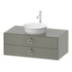 Duravit Meuble sous-lavabo White Tulip 100x55 cm, st-g m, 2 tiroirs m G, 1 plan-1