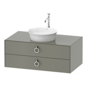 Duravit Meuble sous-lavabo White Tulip 100x55 cm, st-g m, 2 tiroirs m G, 1 plan