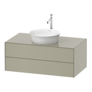 Duravit Meuble sous-lavabo White Tulip 100x55 cm, T m, 2 tiroirs, 1 porte, suspendu