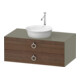 Duravit Meuble sous lavabo White Tulip 100x55 cm, US N m/StG g, 2 tiroirs m G, 1 porte-1