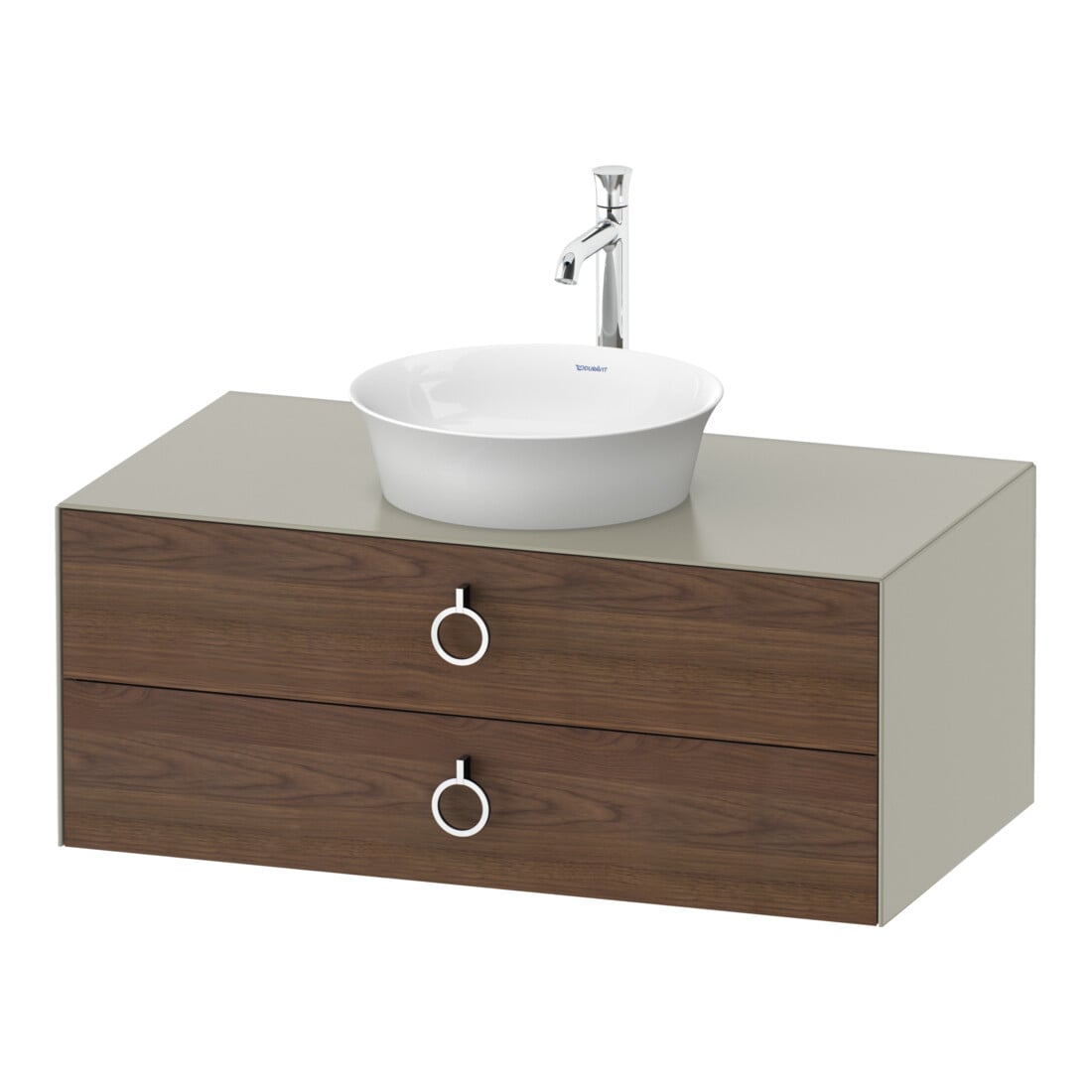 Duravit Meuble sous-lavabo White Tulip 100x55 cm, US N m/tau m, 2 tiroirs G, 1 porte