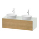 Duravit Meuble sous-lavabo White Tulip 130x55 cm, 1 AZ, E Nat w m, k Ein/m Be-1