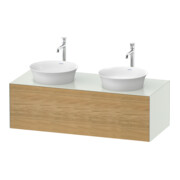 Duravit Meuble sous-lavabo White Tulip 130x55 cm, 1 AZ, E Nat w m, k Ein/m Be