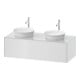 Duravit Meuble sous-lavabo White Tulip 130x55 cm, 1 tiroir, 1 porte, B double, blanc brillant-1
