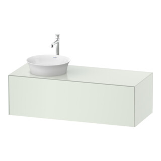 Duravit Meuble sous lavabo White Tulip 130x55 cm, 1 tiroir, 1 porte, B gauche, blanc mat satiné