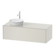 Duravit Meuble sous-lavabo White Tulip 130x55 cm, 1 tiroir, 1 porte, blanc mat