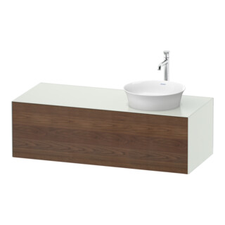 Duravit Meuble sous lavabo White Tulip 130x55 cm, 1 tiroir, 1 porte, blanc mat