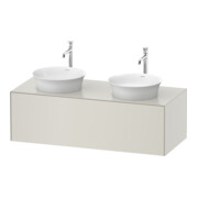 Duravit Meuble sous-lavabo White Tulip 130x55 cm, 1 tiroir, 1 porte, blanc satinée-1