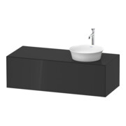 Duravit Meuble sous lavabo White Tulip 130x55 cm, 1 tiroir, 1 porte, D droite, graph hgl-1