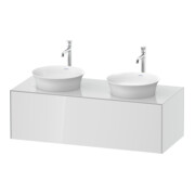 Duravit Meuble sous-lavabo White Tulip 130x55 cm, 1 tiroir, blanc, avec éclairage intégré-1