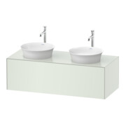 Duravit Meuble sous-lavabo White Tulip 130x55 cm, 1 tiroir, blanc mat, éclairage intégré-1