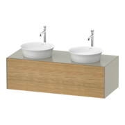 Duravit Meuble sous lavabo White Tulip 130x55 cm, 1 tiroir, E Nat taupe, k Ein/m Be