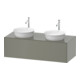 Duravit Meuble sous lavabo White Tulip 130x55 cm, 1 tiroir, st-g m, k Ein/m Be-1