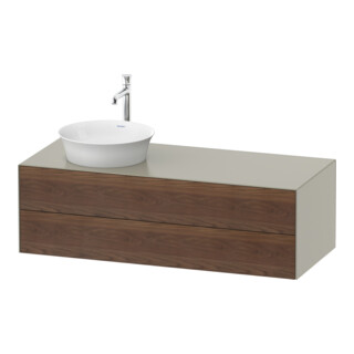 Duravit Meuble sous lavabo White Tulip 130x55 cm, 2 tiroirs, 1 porte, blanc mat