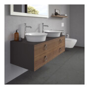 Duravit Meuble sous lavabo White Tulip 130x55 cm, 2 tiroirs, blanc, gris US N-4