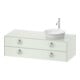 Duravit Meuble sous lavabo White Tulip 130x55 cm, 2 tiroirs, blanc mat-1