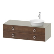 Duravit Meuble sous lavabo White Tulip 130x55 cm, 2 tiroirs, blanc mat-1