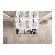 Duravit Meuble sous-lavabo White Tulip 130x55 cm, 2 tiroirs, blanc mat-2