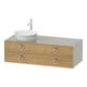 Duravit Meuble sous-lavabo White Tulip 130x55 cm, 2 tiroirs, blanc mat naturel-1