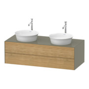 Duravit Meuble sous lavabo White Tulip 130x55 cm, 2 tiroirs, E Nat StG g, k Ein/m Be