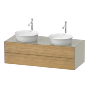 Duravit Meuble sous-lavabo White Tulip 130x55 cm, 2 tiroirs, E Nat tau m, k Ein/m Be