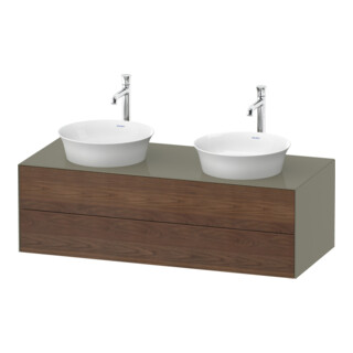 Duravit Meuble sous lavabo White Tulip 130x55 cm, 2 tiroirs, US N StG g, k Ein/m Be