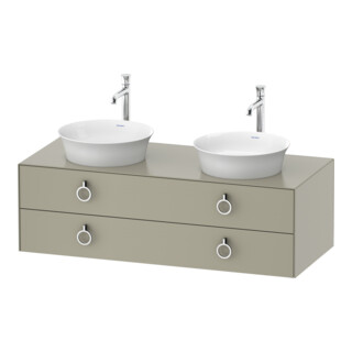 Duravit Meuble sous lavabo White Tulip 130x55 cm, avec éclairage intégré