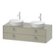 Duravit Meuble sous lavabo White Tulip 130x55 cm, avec éclairage intégré-1