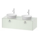 Duravit Meuble sous lavabo White Tulip 130x55 cm, avec éclairage intégré-1
