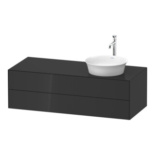 Duravit Meuble sous-lavabo White Tulip 130x55 cm, B D, gris clair, avec éclairage intégré